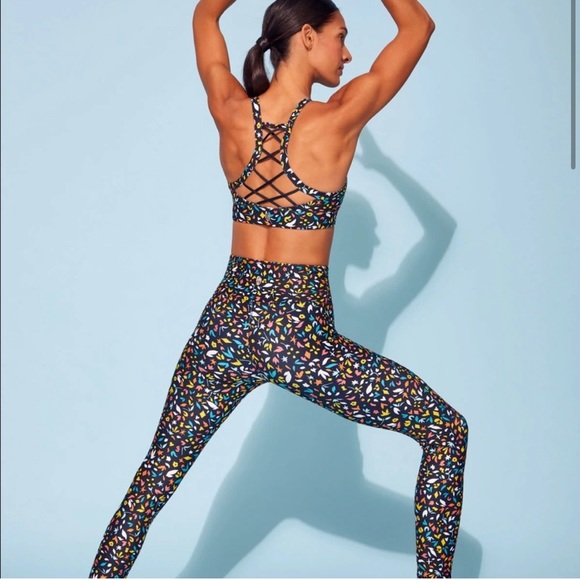 ELLIE Funfetti Athletic 2 Piece Set ~ Medium ~ NEW WITHOUT TAGS - Picture 1 of 8